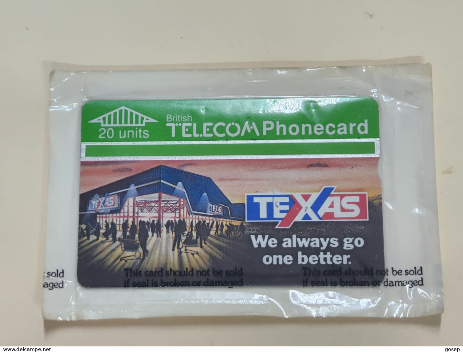 United Kingdom-(BTA015)-TEXAS HOMECARE-(20units)-(36)-(cod Inclosed)-price Cataloge8.00£-mint-card+1card Prepiad Free - BT Advertising Issues