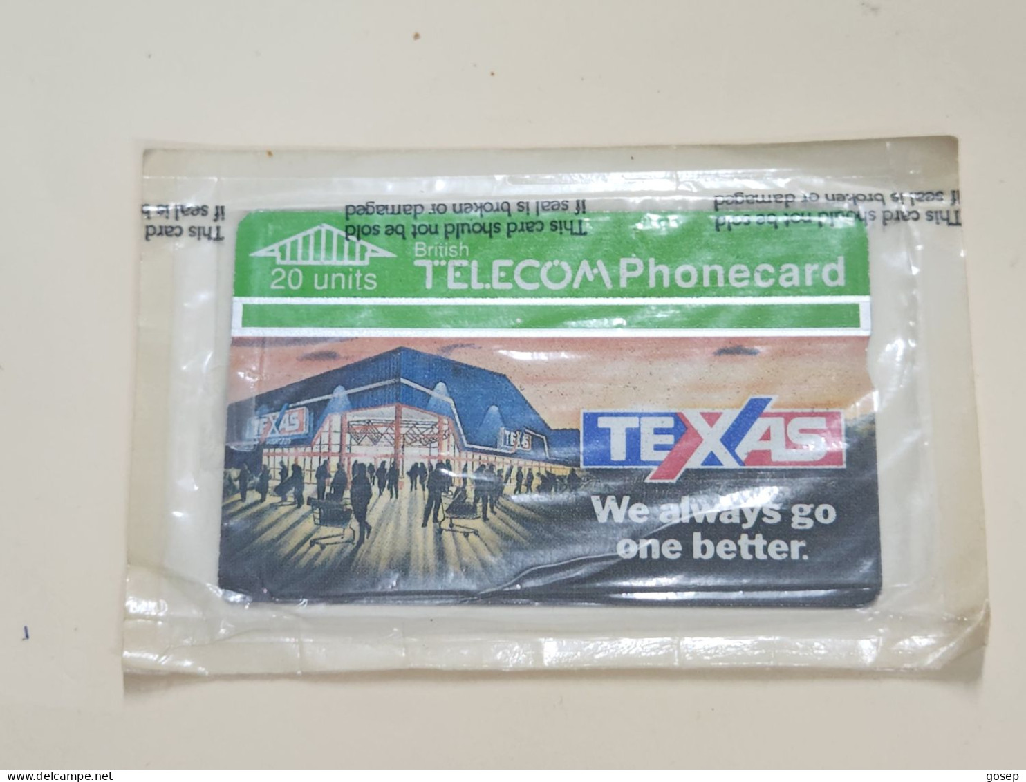 United Kingdom-(BTA015)-TEXAS HOMECARE-(20units)-(37)-(cod Inclosed)-price Cataloge8.00£-mint-card+1card Prepiad Free - BT Advertising Issues