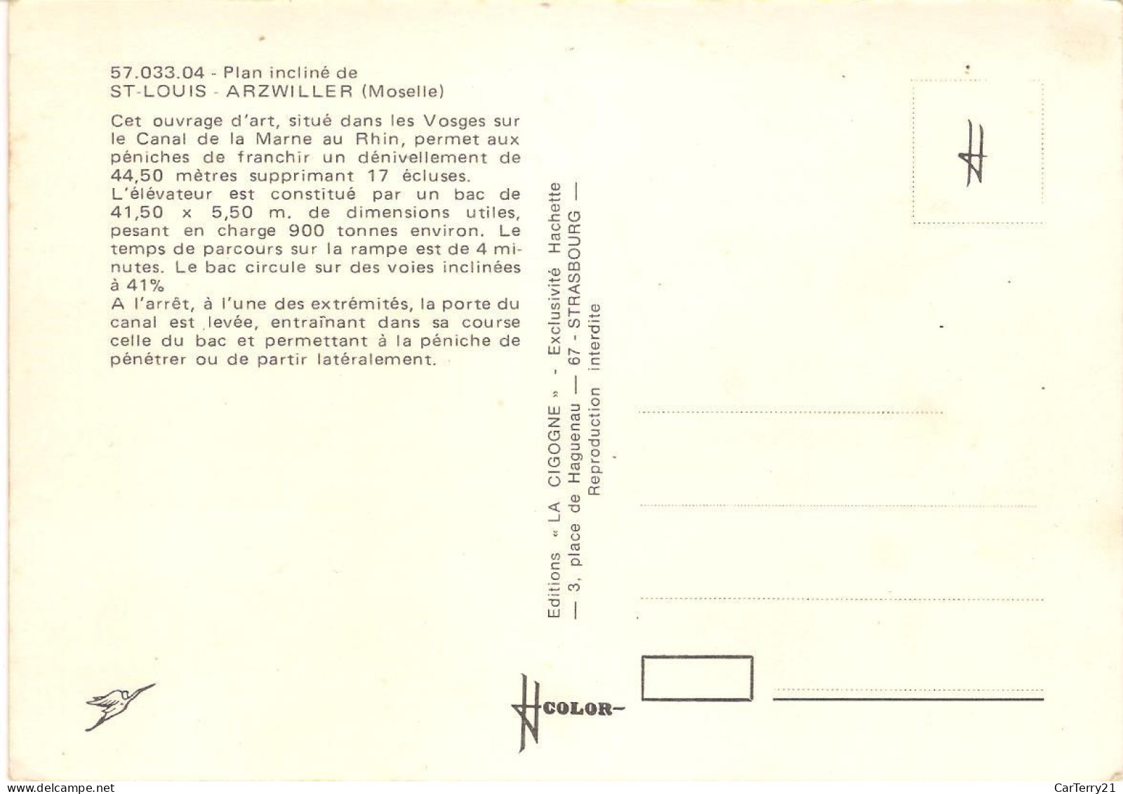 CPM. 57 SAINT LOUIS ARZVILLER. PLAN INCLINE. ILLUSTRATION. 3 VUES. - Arzviller