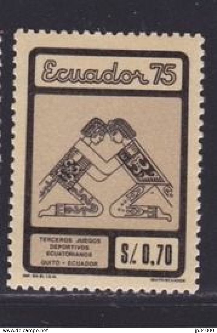 EQUATEUR Lutte. 1 Valeur émise En 1975 * MLH - Ringen