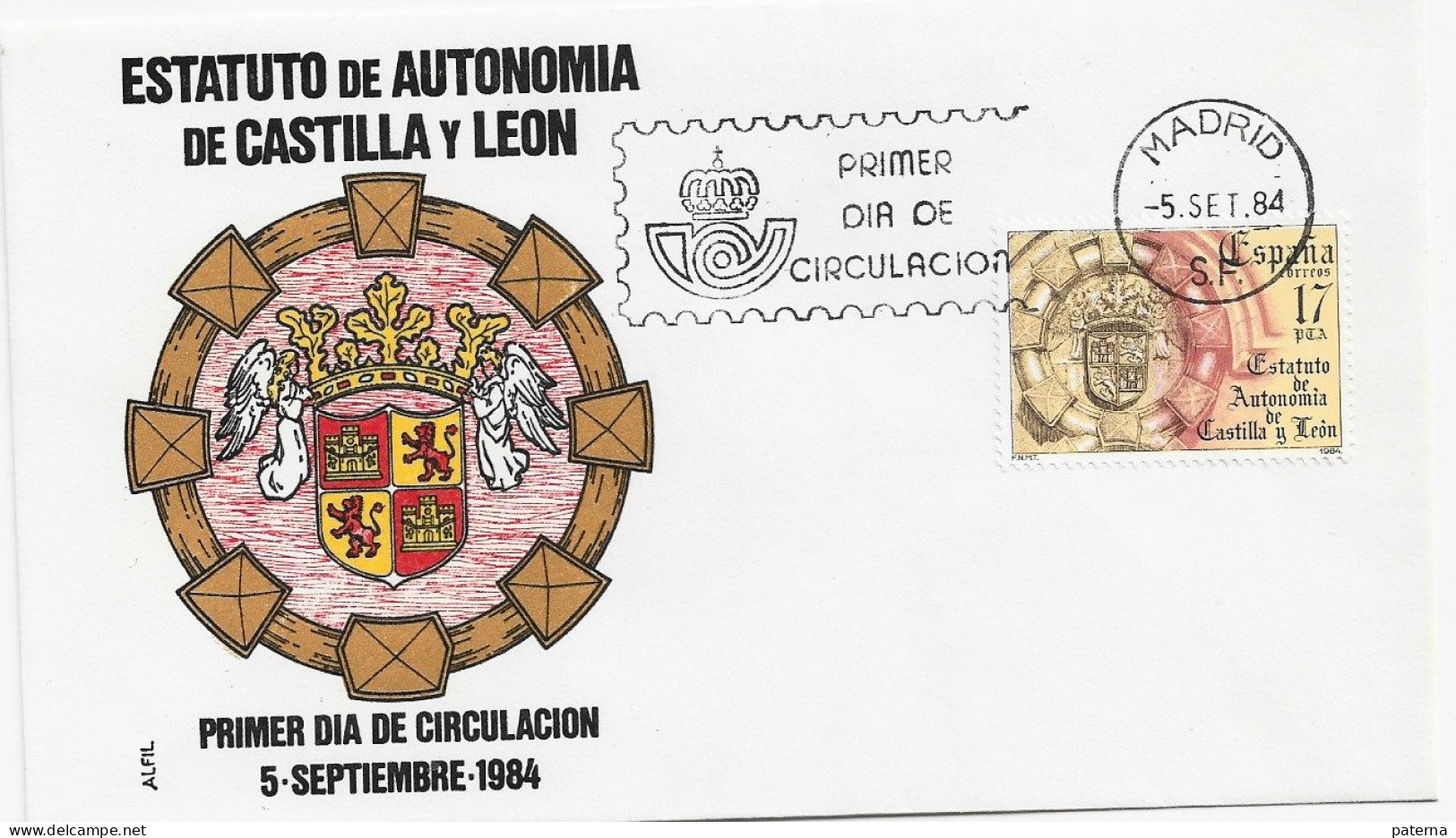 3769   FDC  Madrid  1984, Estatuto De Autonomía De Castilla Y León - FDC