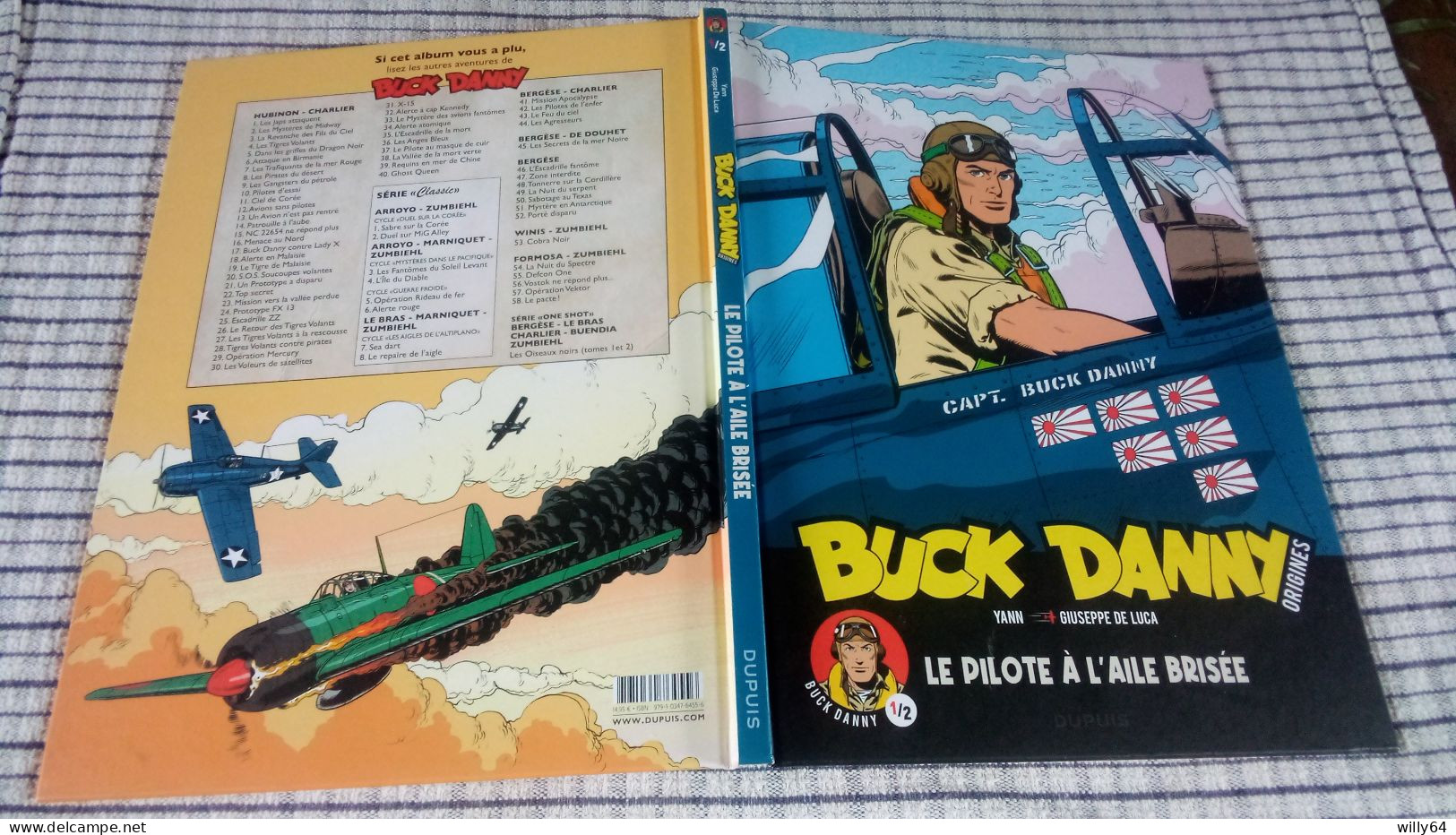 BUCK DANNY ORIGINES 1/2  " Le Pilote à L'Aile Brisée "  EO 2022   DUPUIS  Comme Neuve - Buck Danny