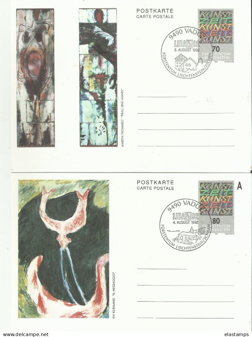 LICHTENSTEIN GS*2 - Stamped Stationery