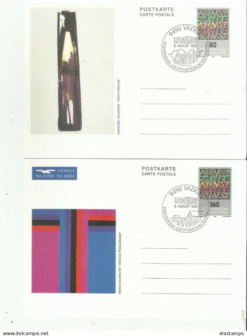 LICHTENSTEIN GS*2 - Stamped Stationery
