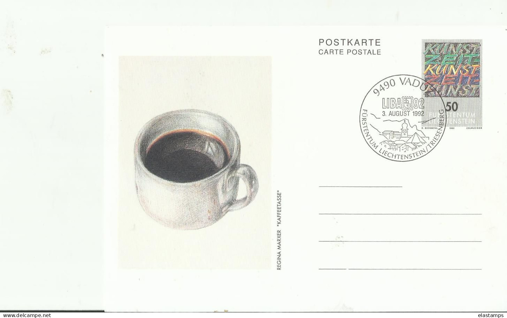 LICHTENSTEIN GS - Stamped Stationery