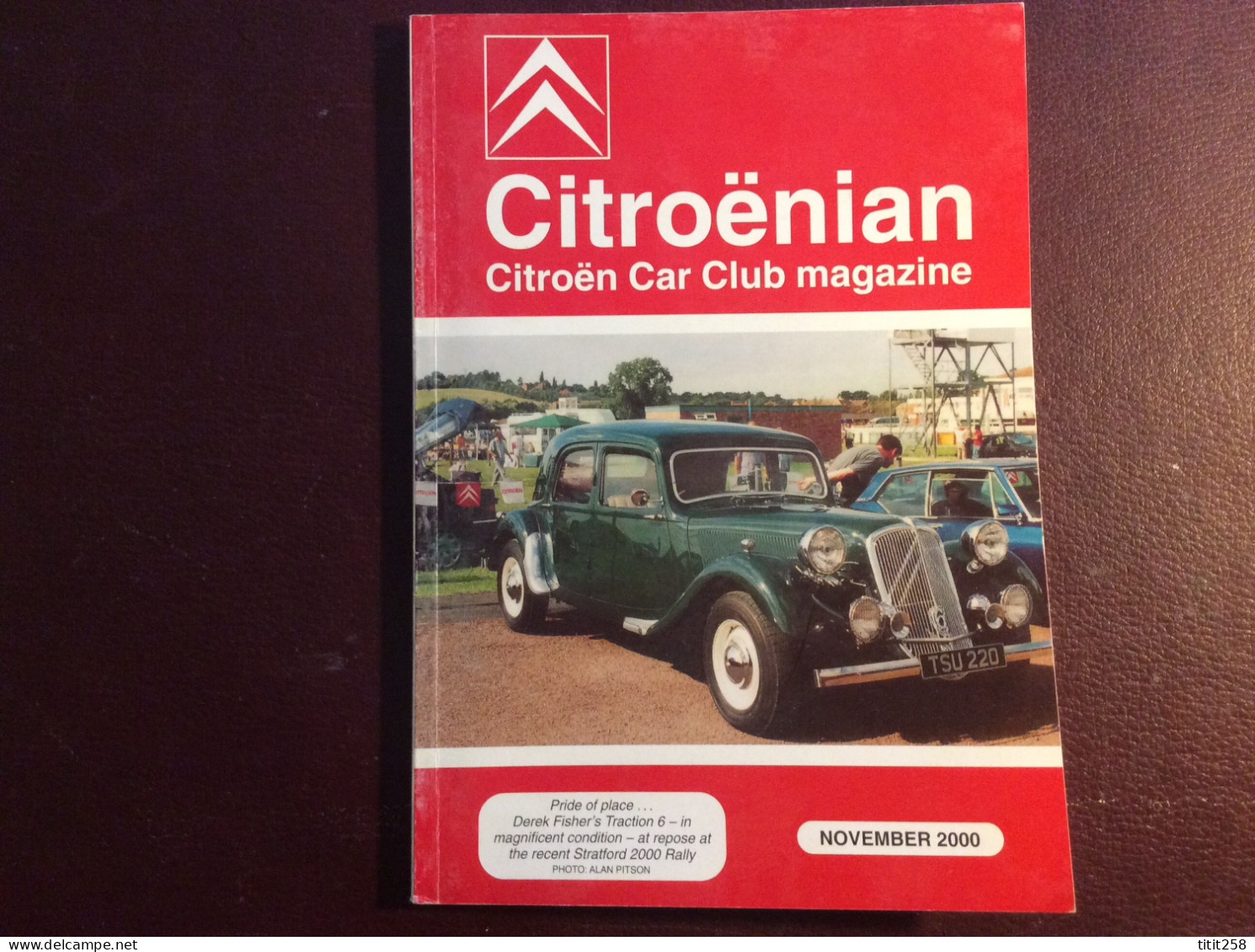 CITROENIAN Citroén Car Club Magazine Automobiles Citroén   . Novembre 2000 - Trasporti