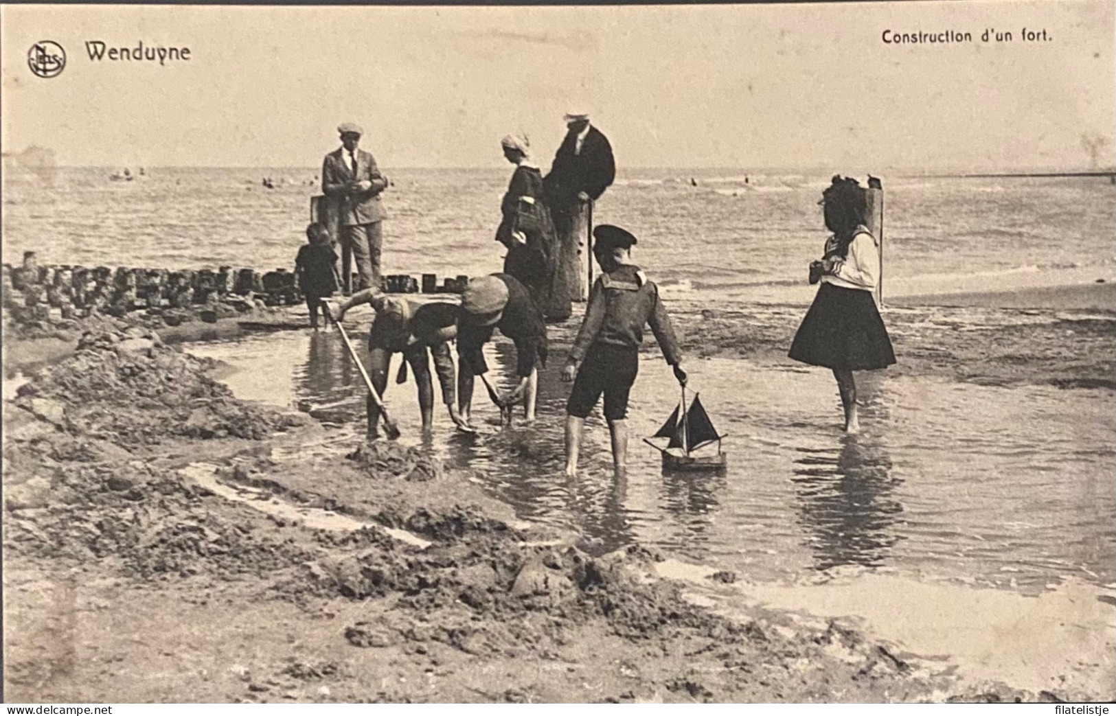 Wenduine. Fortenbouw Op Het Strand - De Haan