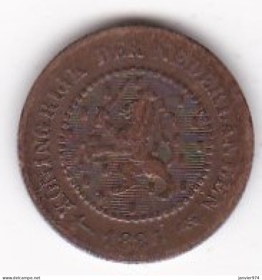 Pays-Bas, 1/2 Cent 1884, WILLEM III. Bronze. KM# 109 - 1849-1890 : Willem III
