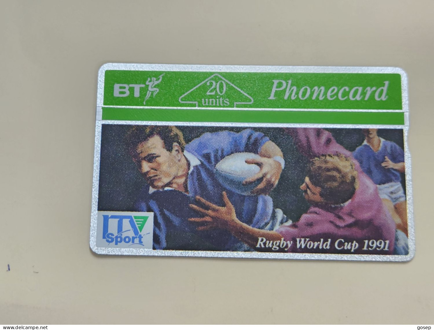 United Kingdom-(BTA021)-RUGBY WORLD CUP-(20units)-(47)-(148G17916)-price Cataloge6.00£-mint-card+1card Prepiad Free - BT Werbezwecke