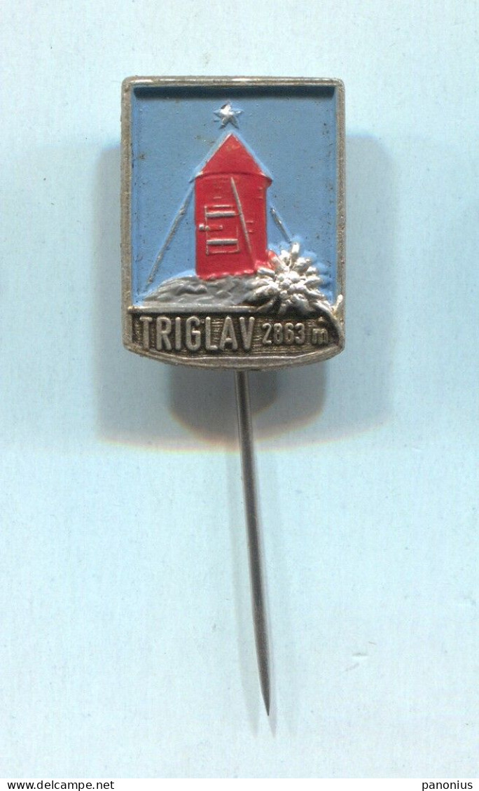 Alpinism Mountaineering - Triglav Slovenia, Vintage Pin Badge Abzeichen - Alpinism, Mountaineering