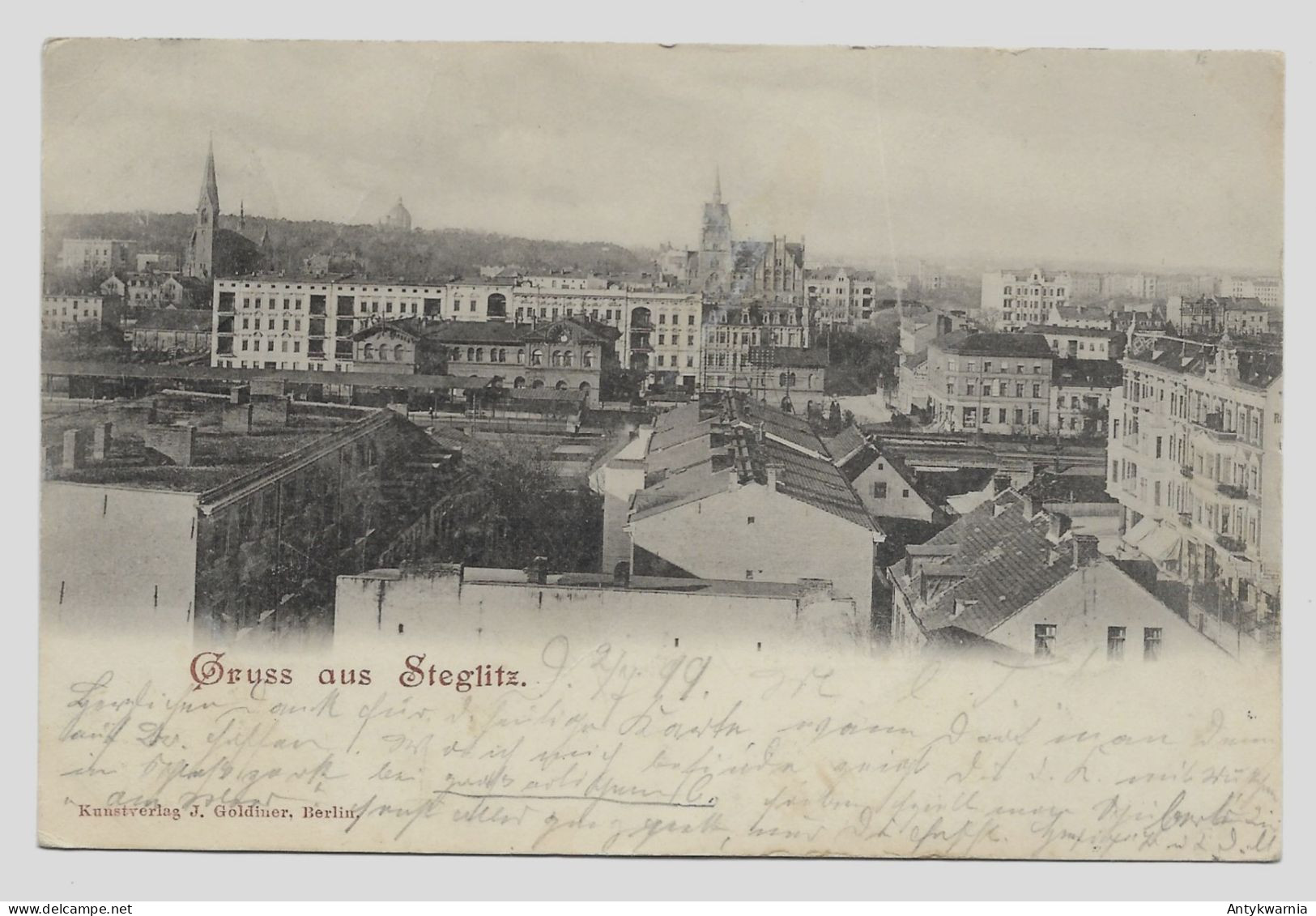 Berlin Steglitz, Gelaufen 1899y.   G880 - Steglitz