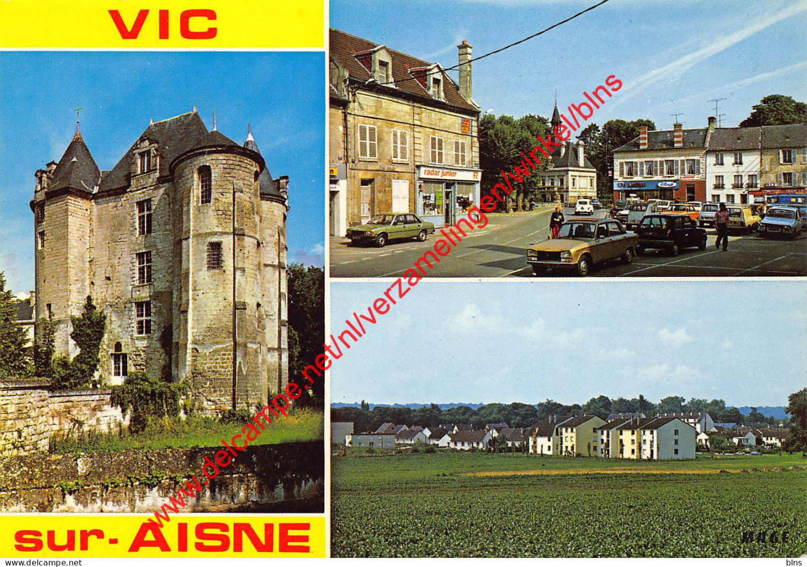 Le Donjon Du Château - La Place Du Général De Gaulle - Vic Sur Aisne - (2) Aisne - Vic Sur Aisne