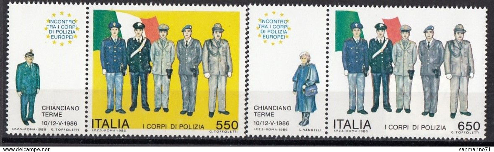 ITALY 1973-1974,unused - Police - Gendarmerie