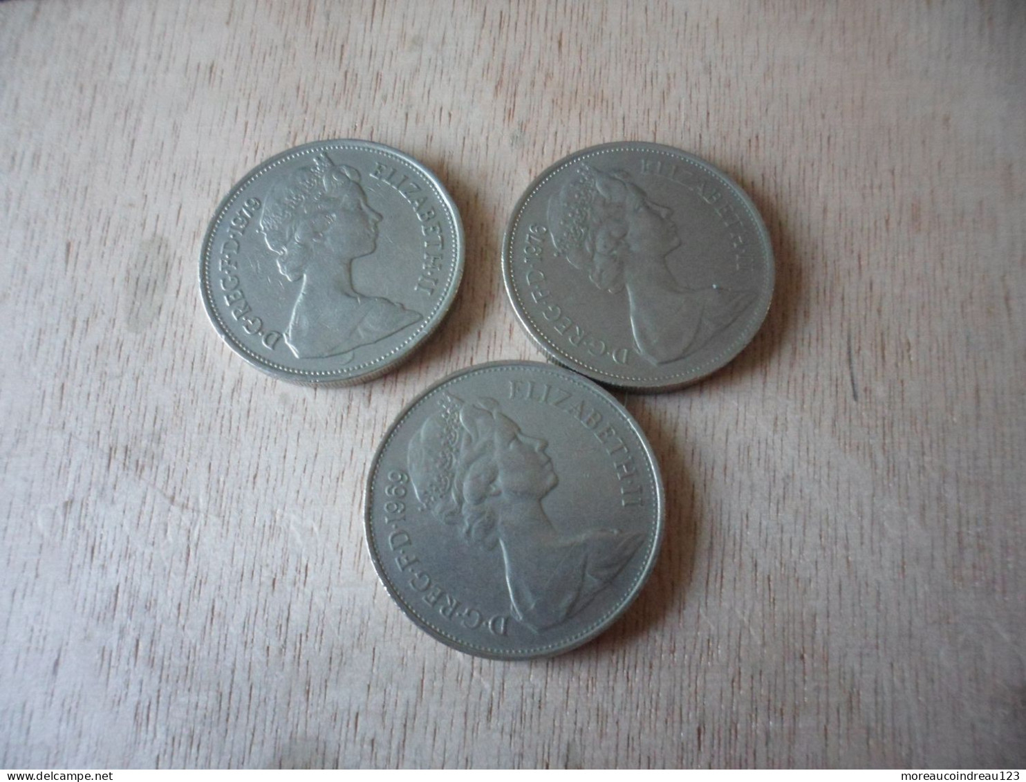 3 X 10 New Pence  Elizabeth II 2e Effigie - 10 Pence & 10 New Pence