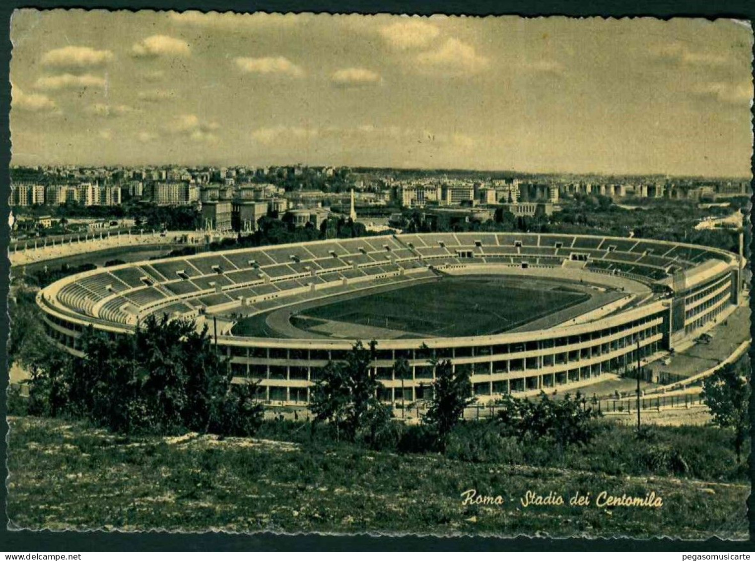 VX323 - ROMA STADIO DEI CENTOMILA - STADIO OLIMPICO 1955 - Stadiums & Sporting Infrastructures