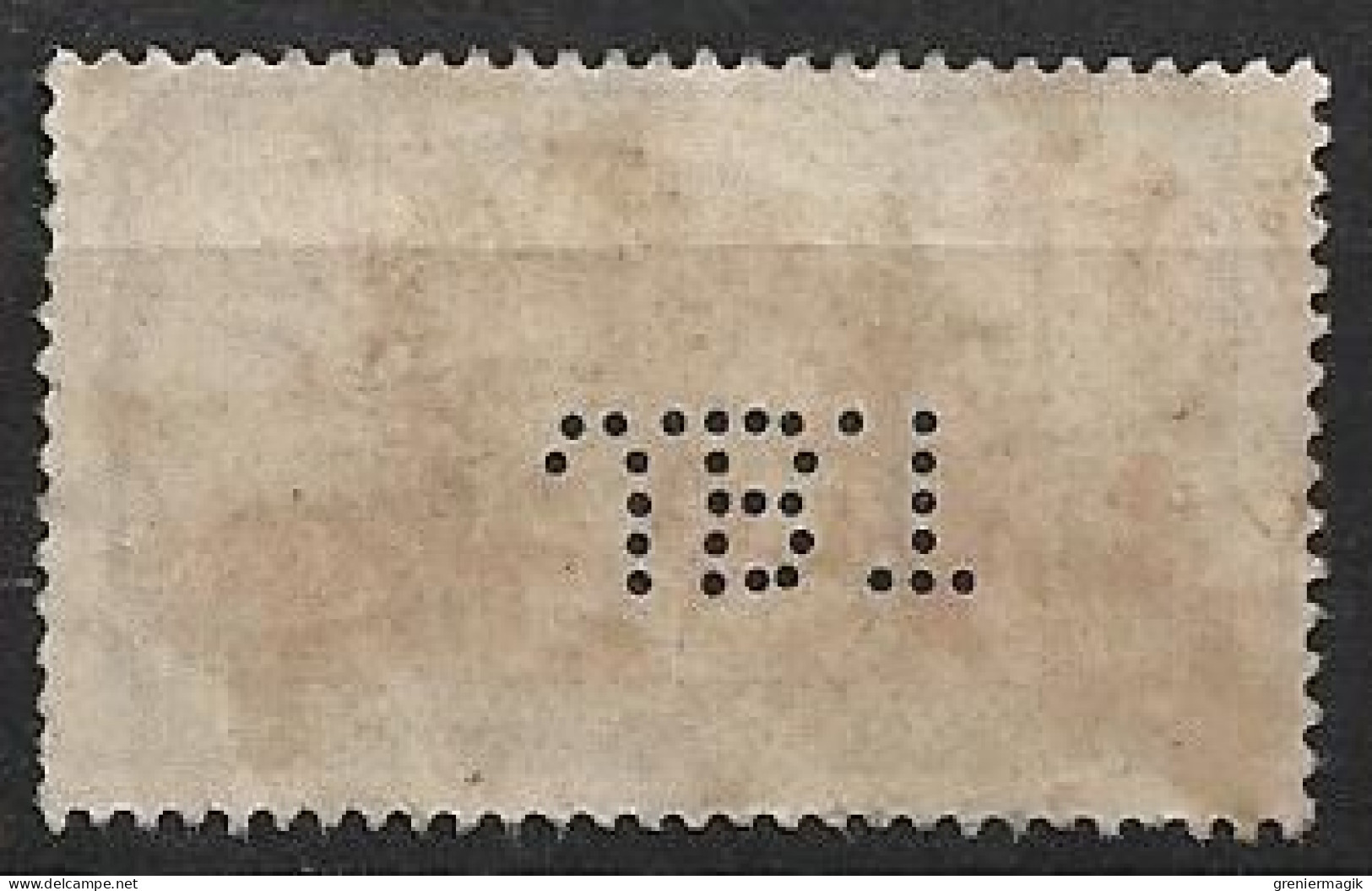 France YT N°263b Obl. Variété ALCERIE + Perforé JBT (Cabinet J. Bonnet Thirion) - Used Stamps