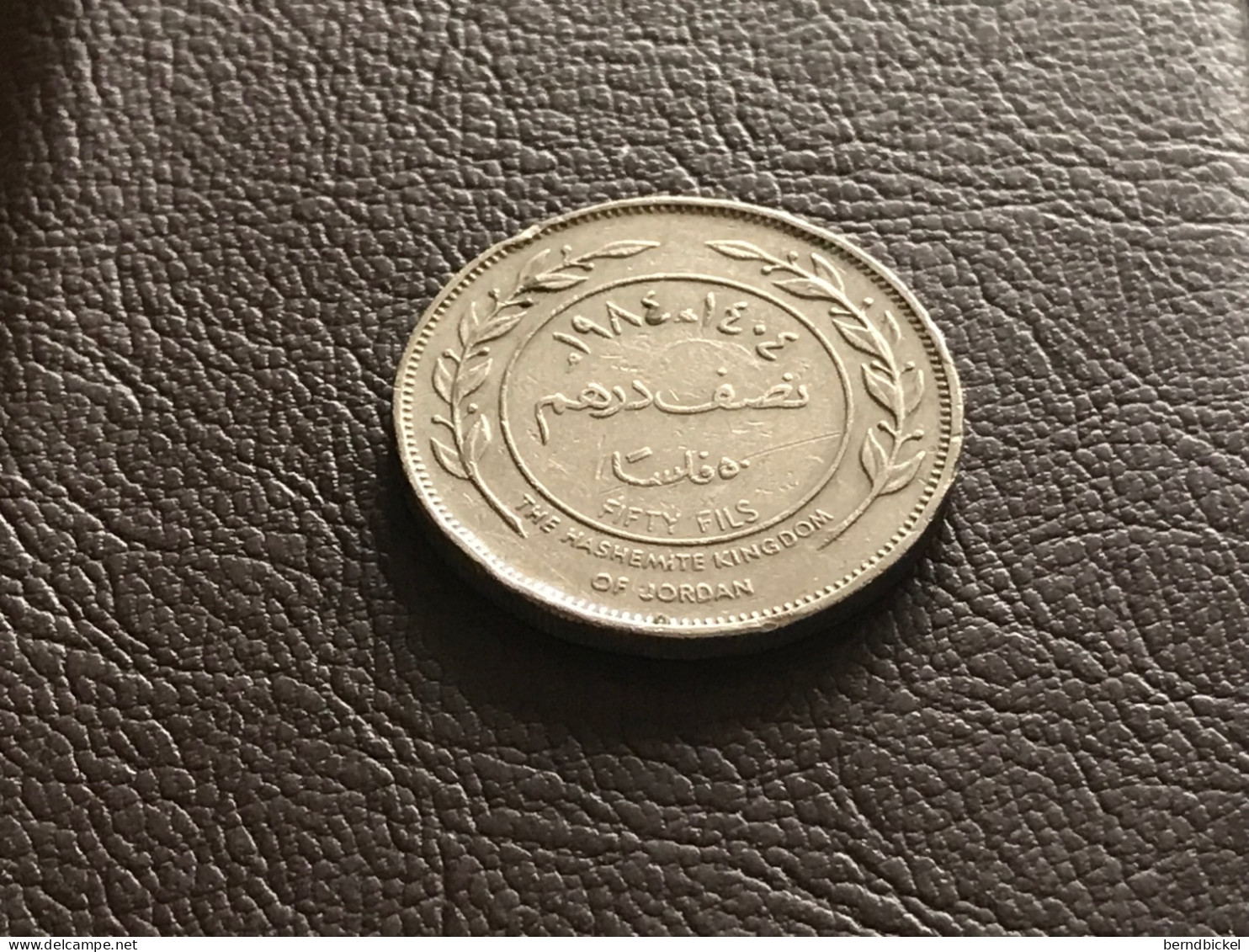 Münze Münzen Umlaufmünze Jordanien 50 Fils 1984 - Giordania