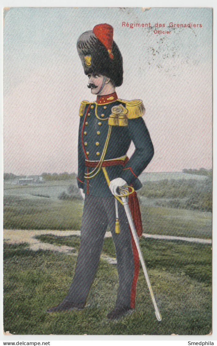 Army Belgium - Regiment Des Grenadiers, Officier - Uniformes