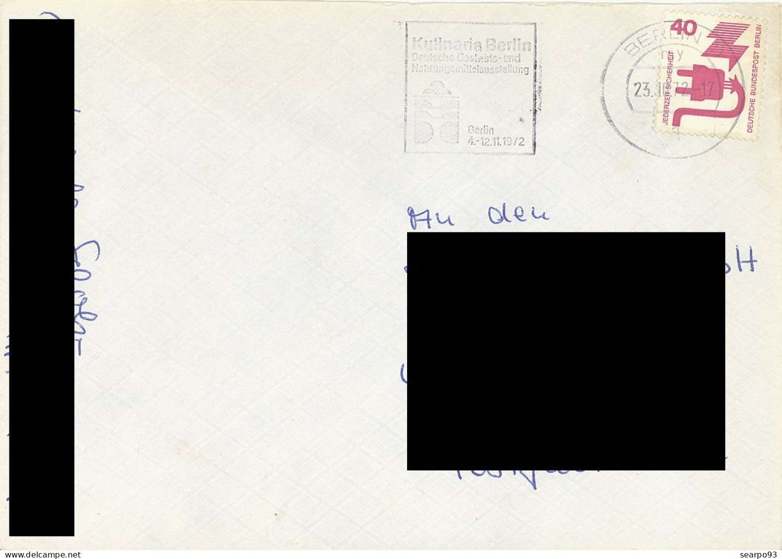 GERMANY. POSTMARK. BERLIN - Frankeermachines (EMA)