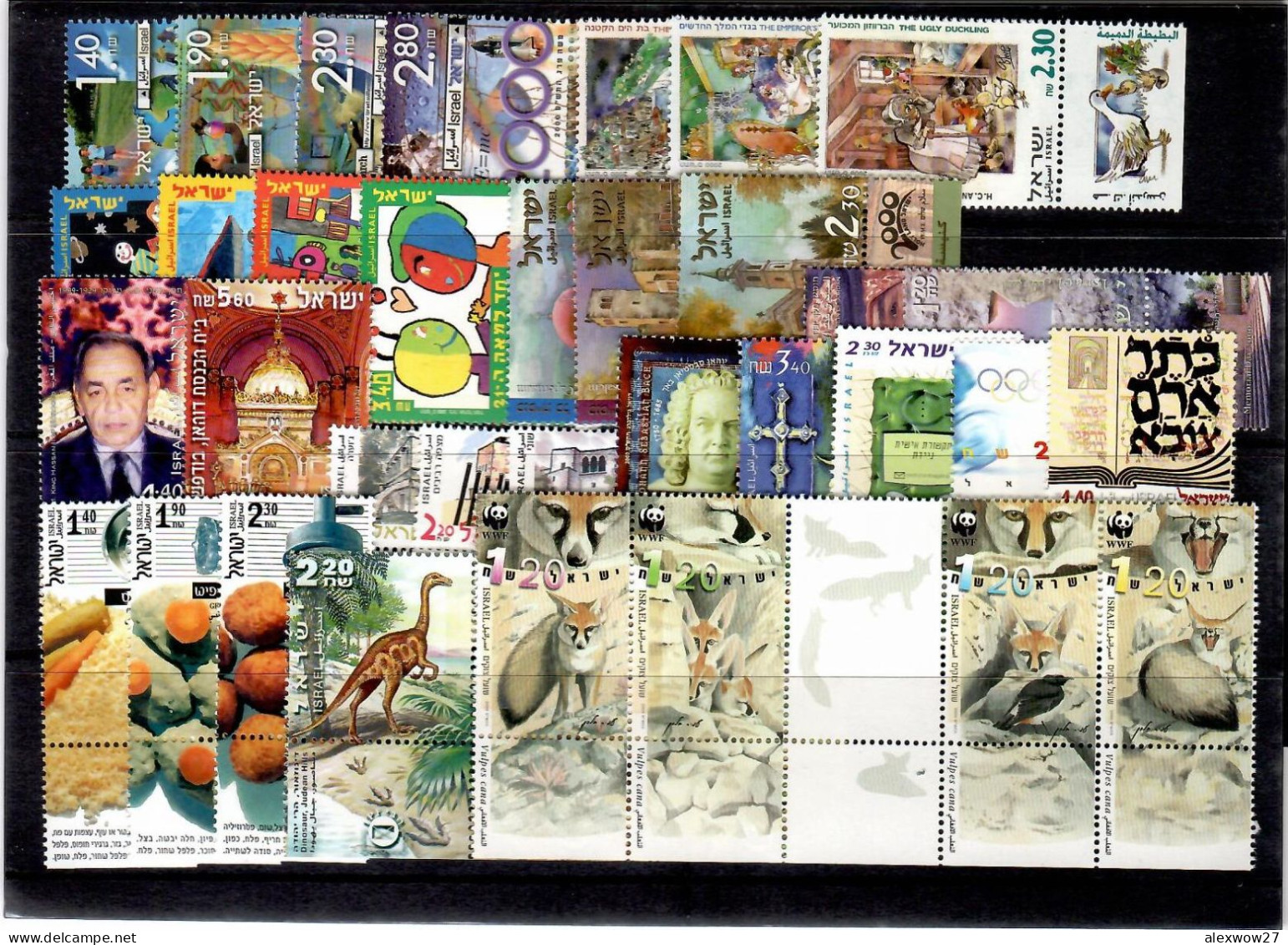 Israele 2000 Annata Completa / Years Complete With Tab ** MNH / VF - Full Years