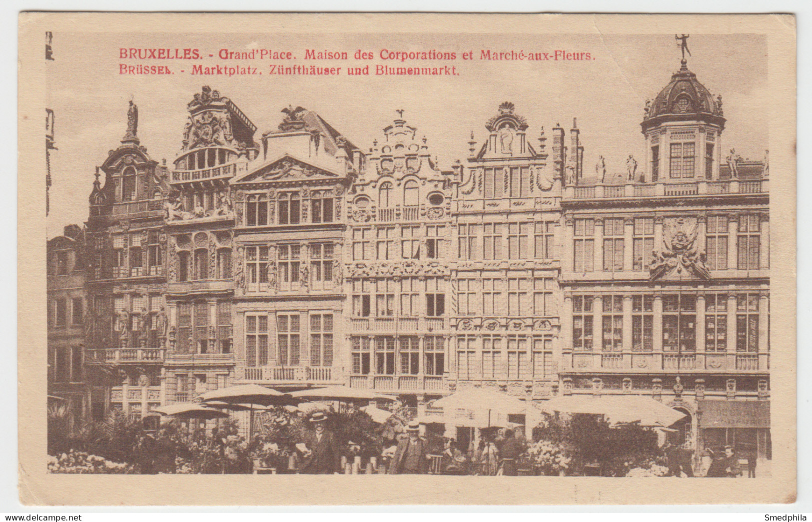 Brussel - Marktplatz, Zünfthäuser Und Blumenmarkt - Markets