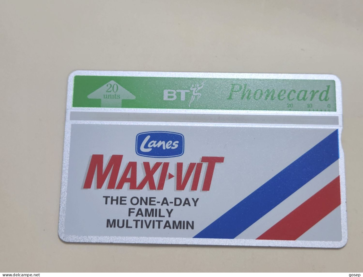 United Kingdom-(BTA046)-MAXI-VIT-(20units)-(89)-(302E32768)-price Cataloge10.00£-mint+1card Prepiad Free - BT Werbezwecke