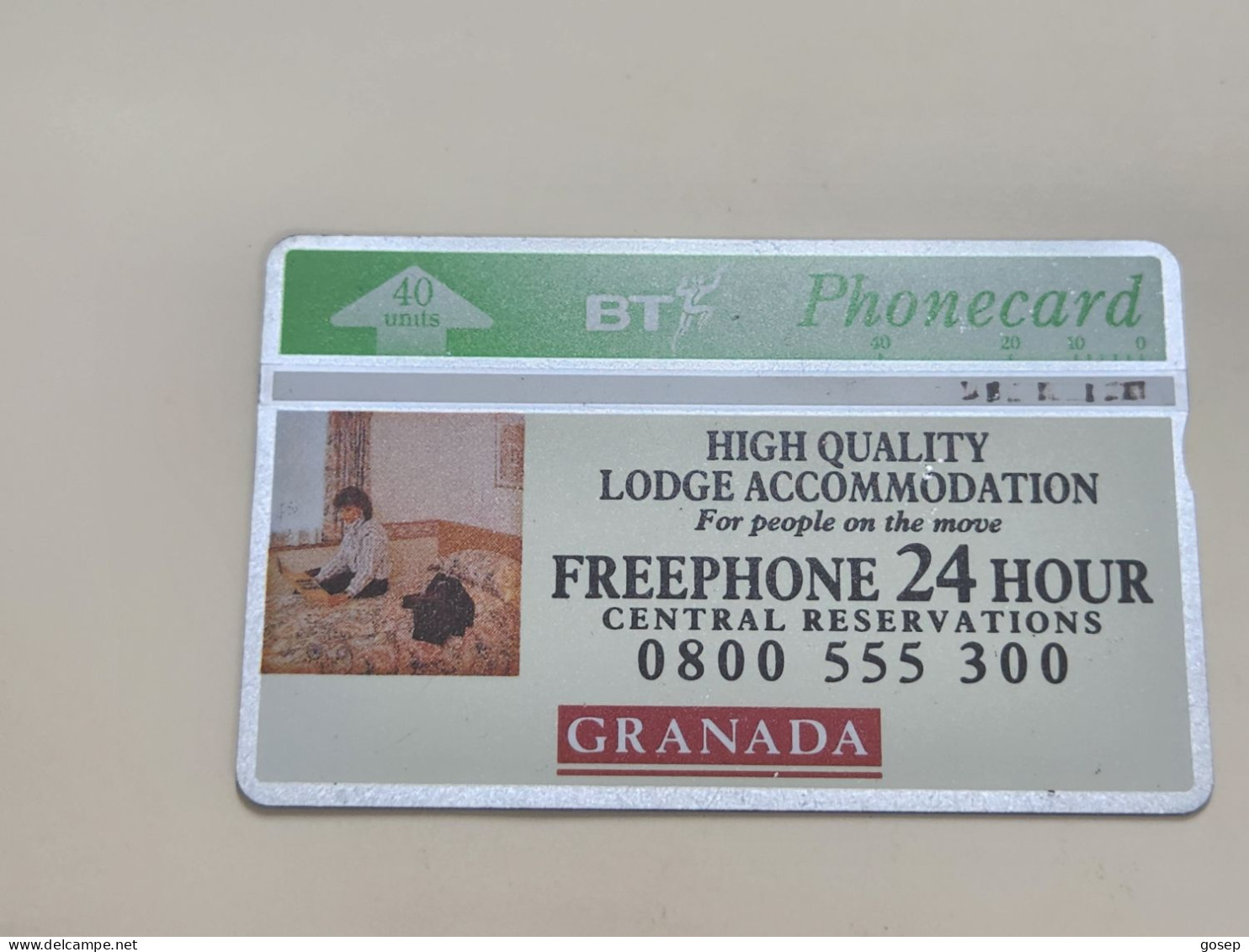 United Kingdom-(BTA053)-GRANADA SERVICES-(40units)-(97)-(345C41662)-price Cataloge2.00£-used+1card Prepiad Free - BT Werbezwecke