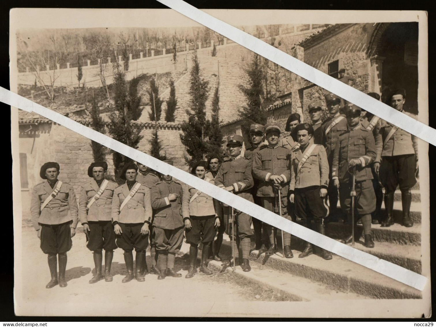 REPUBBLICA DI S.MARINO - 1935 - CARABINIERI E GUARDIA NAZIONALE - RARA FOTO(NON CARTOLINA) DI  EPOCA FASCISTA - San Marino