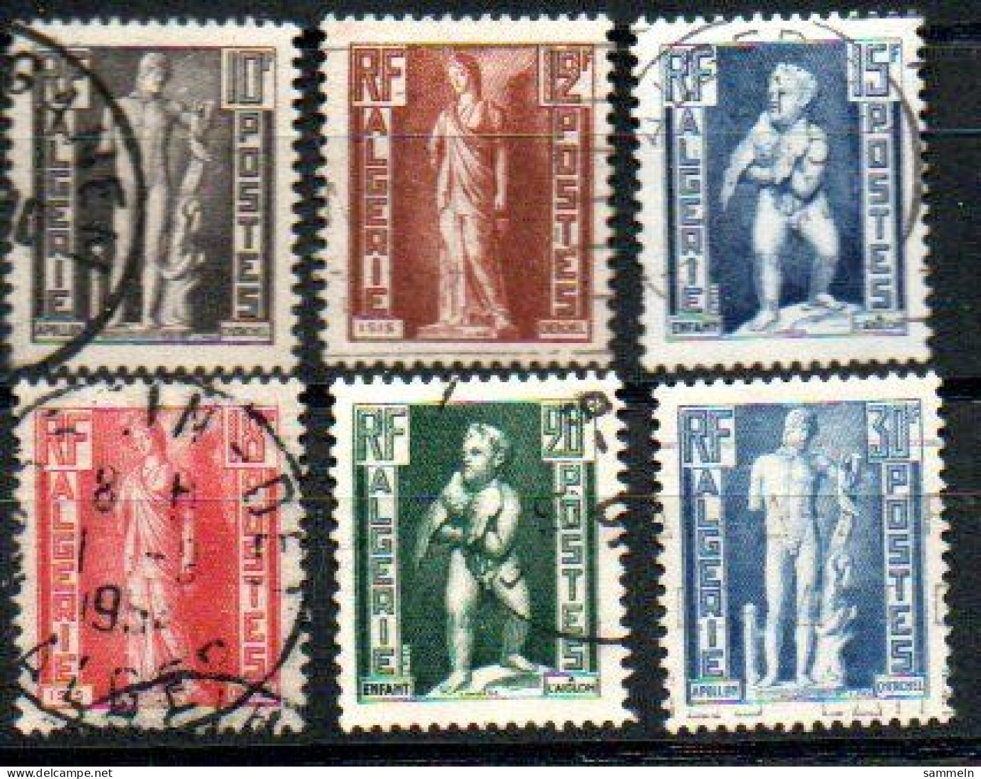 ALGERIEN 299 - 304 Canc Apollo Isis Adler  - ALGERIA / ALGÉRIE - Used Stamps