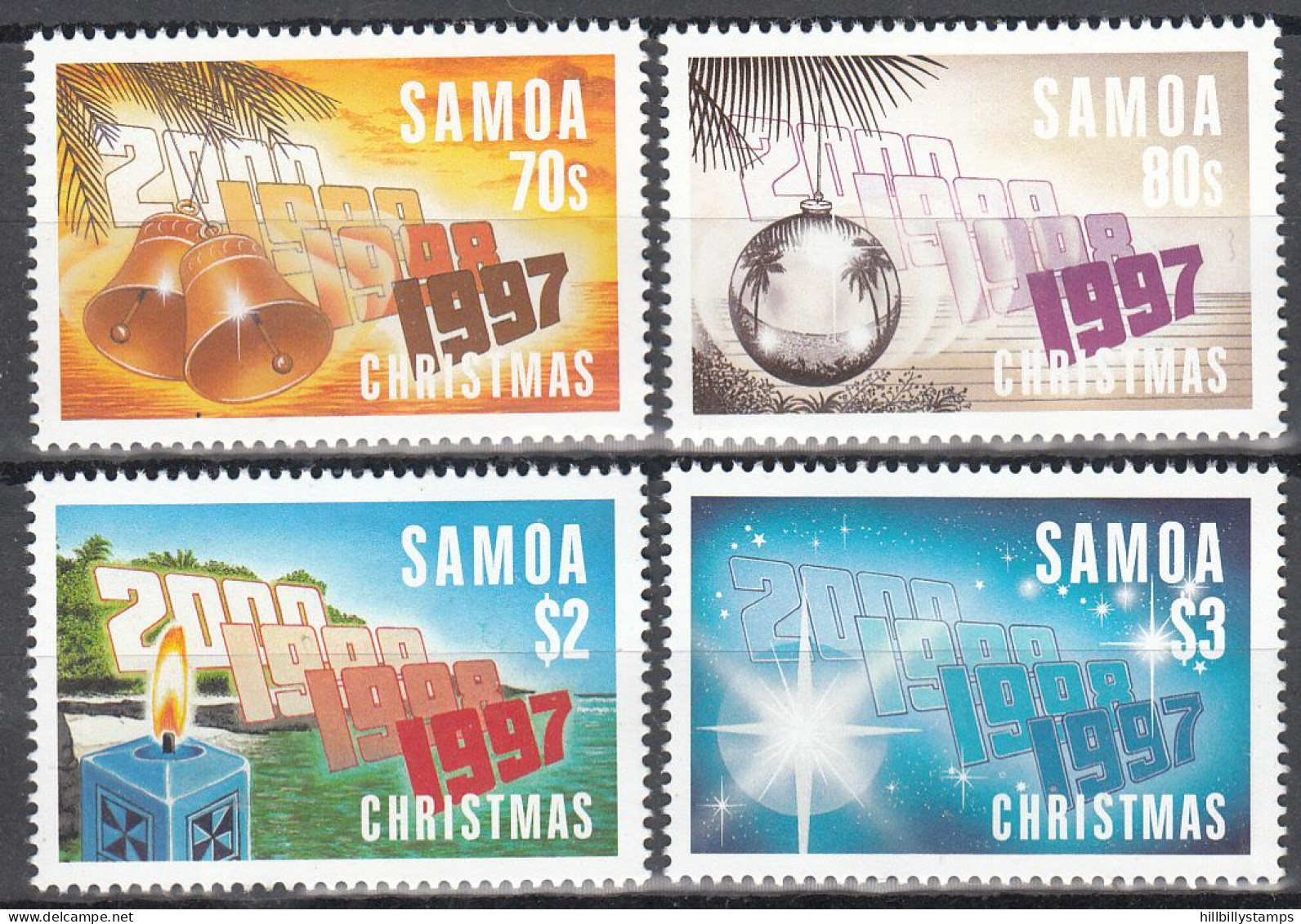 SAMOA   SCOTT NO 948-51  MNH  YEAR  1997 - Samoa Americano