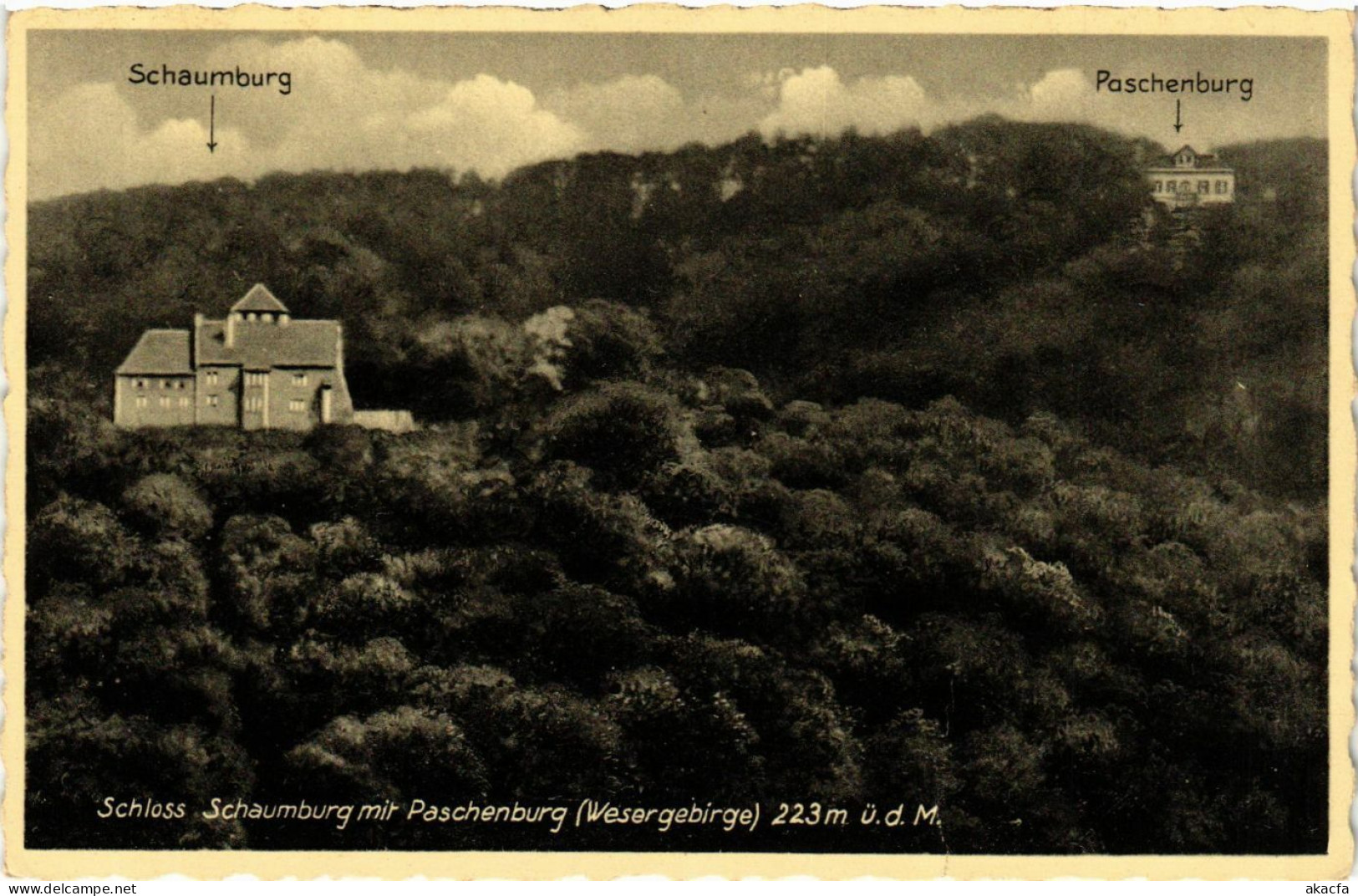 CPA AK Schloss SCHAUMBURG Mit PASCHENBURG GERMANY (865248) - Schaumburg