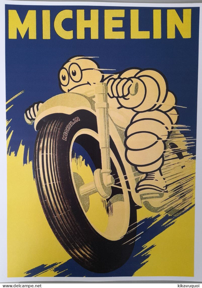 Affiche Poster - MICHELIN - MOTO - Voitures