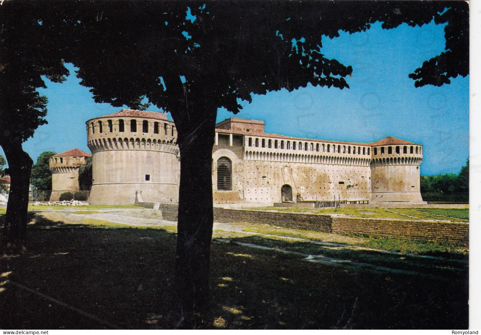 CARTOLINA  IMOLA,EMILIA ROMAGNA-ROCCA SFORZESCA (sec.XIII)-STORIA,MEMORIA,CULTURA,RELIGIONE,BELLA ITALIA,VIAGGIATA 1973 - Imola