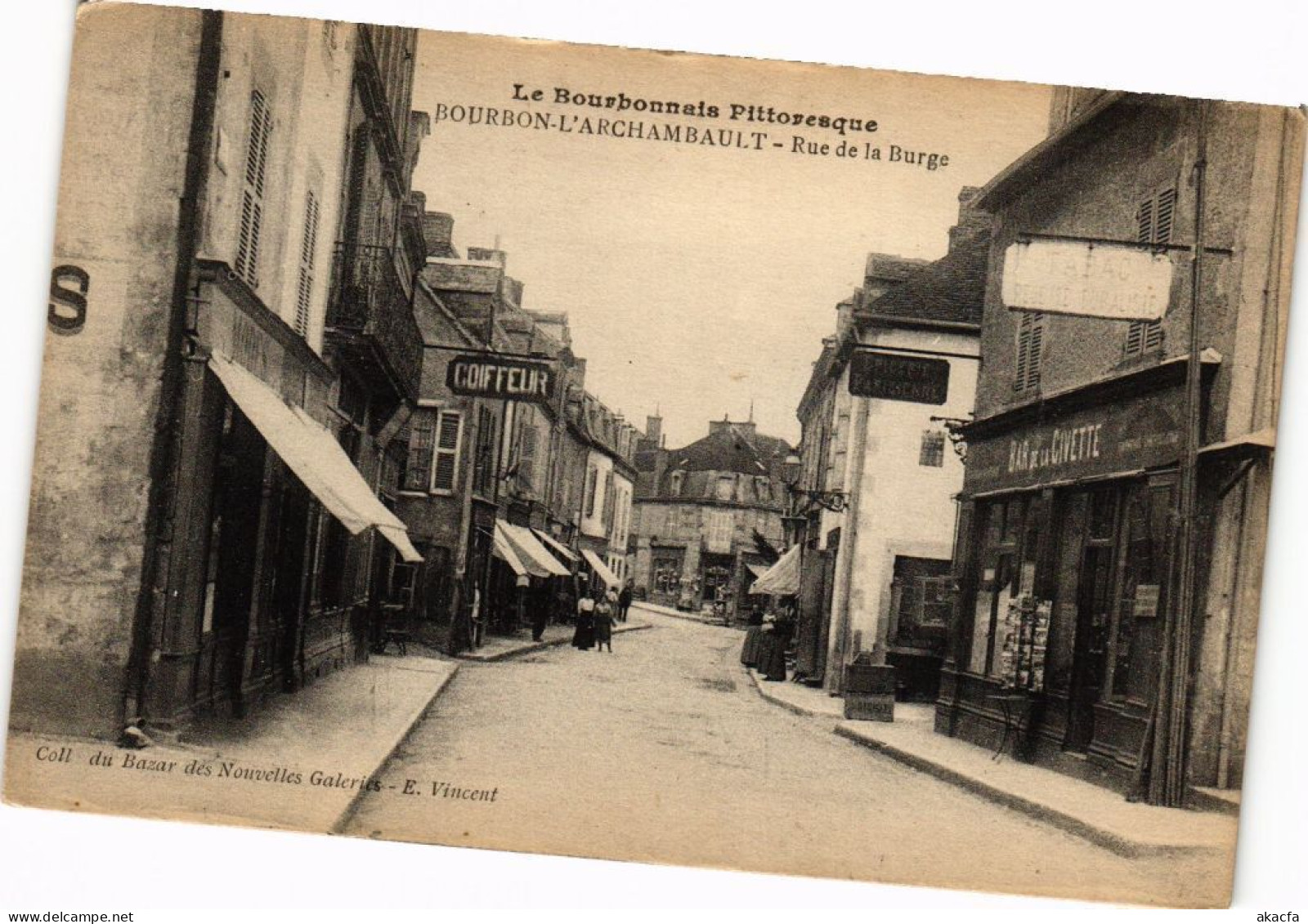 CPA BOURBON-l'ARCHAMBAULT - Rue De La Burge (263044) - Bourbon L'Archambault