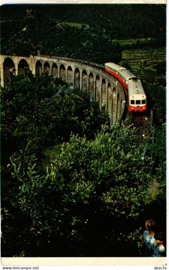 CPA Le Train 1105 Franchit Le Viaduc De Chamborigoud Sur La Ligne De (299726) - Chamborigaud