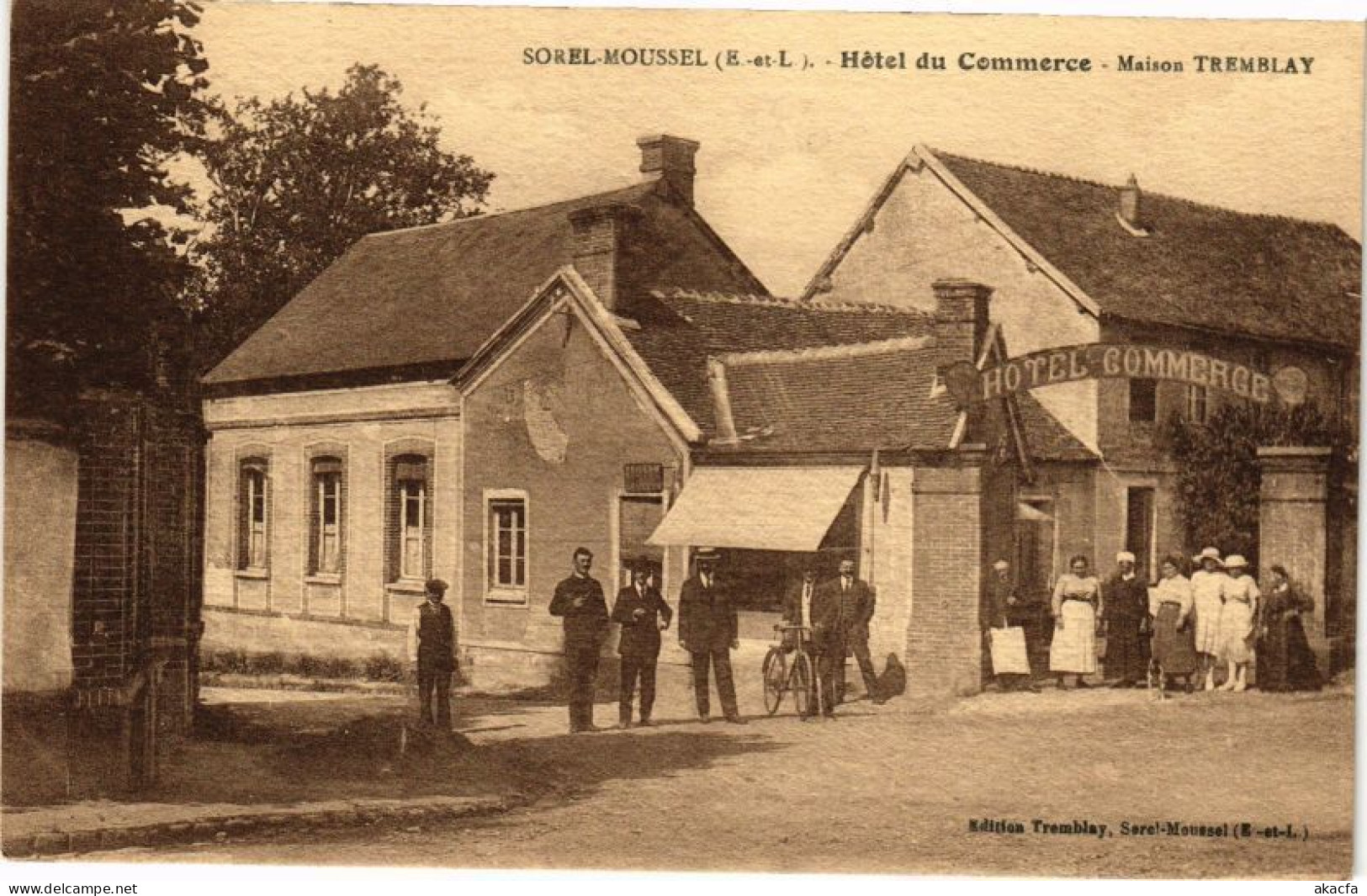 CPA SOREL MOUSSEL-Hotel Du Commerce-Maison TREMBLAY (177483) - Sorel-Moussel