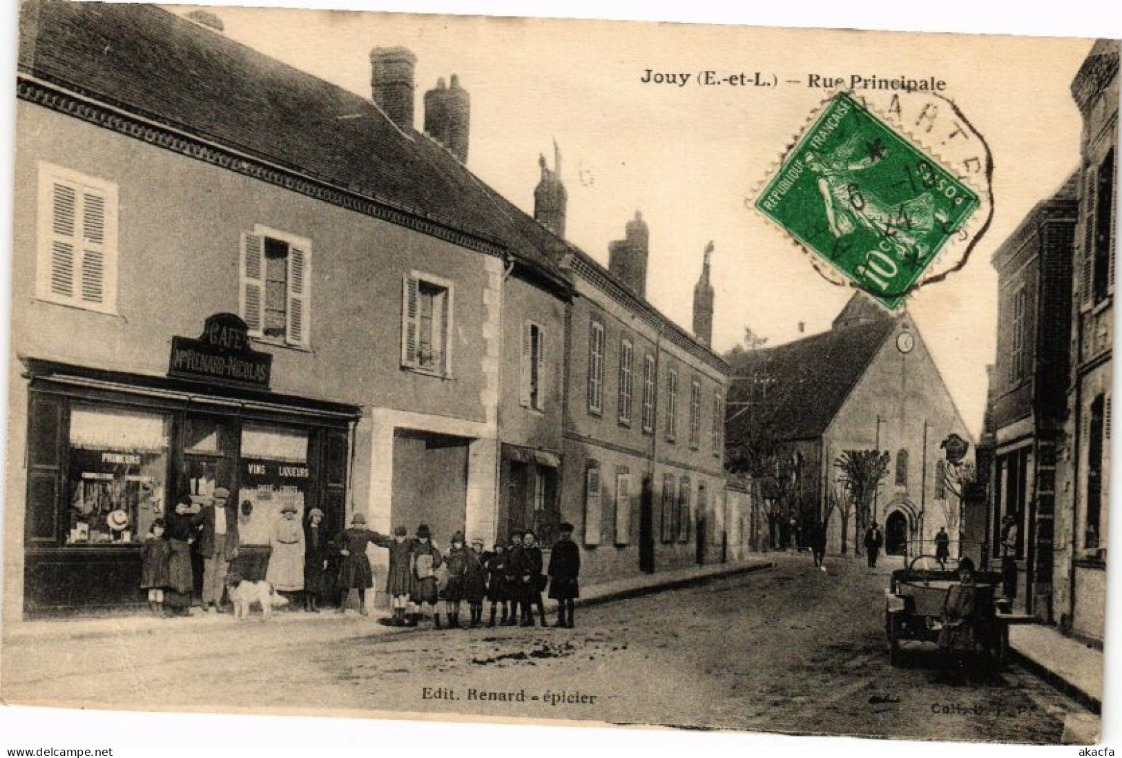 CPA JOUY-Rue Principale (177546) - Jouy