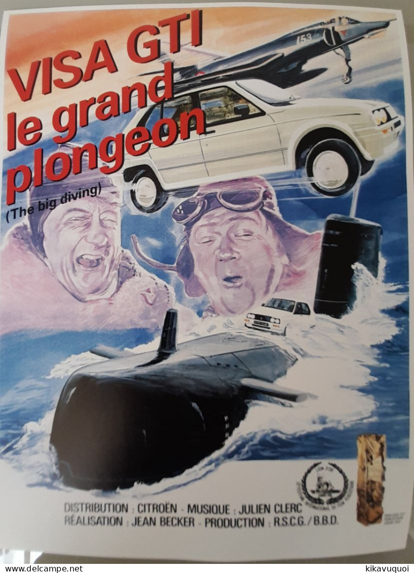 Affiche Poster - CITROEN VISA GTI - Voitures