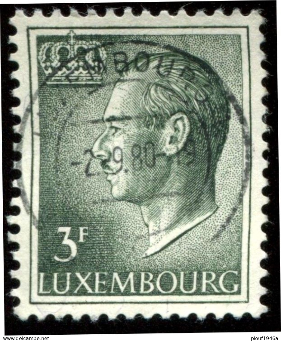 Pays : 286,05 (Luxembourg)  Yvert Et Tellier N° :   665 A (o)  Phosphorescent - 1965-91 Jean