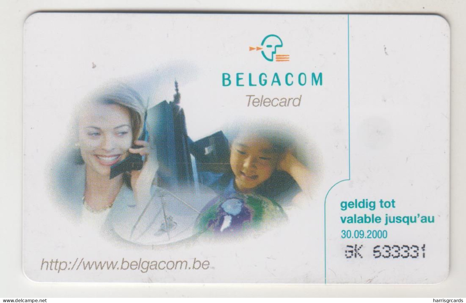 BELGIUM - Autumn, 200 BEF, Tirage 250.000, Used - Avec Puce