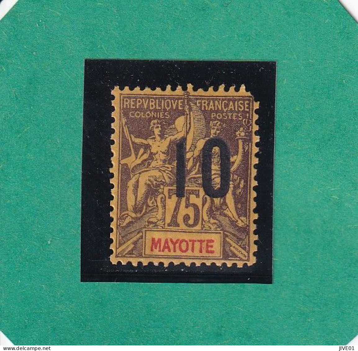 FRANCE (ex Colonies Et Protectorats)  : MAYOTTE   Y/T N° 30 Oblit. (un Coin Touché) 1912 - Oblitérés