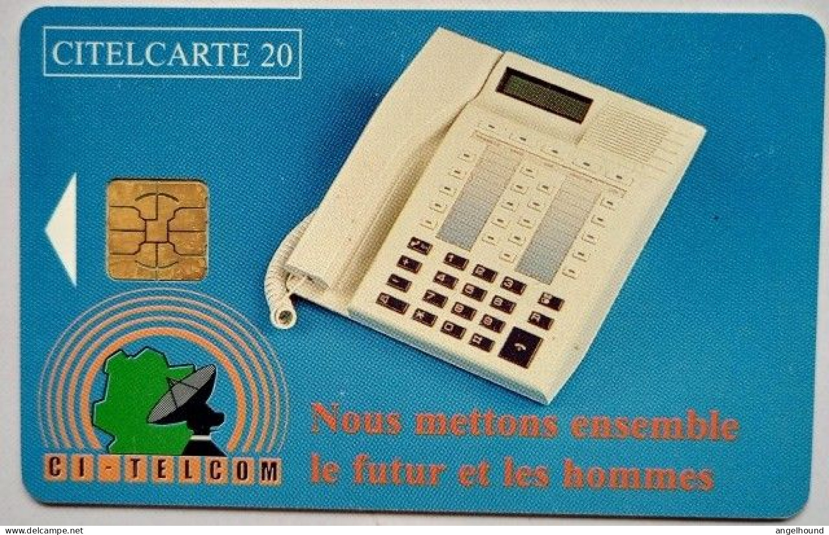 Ivory Coast Ci-Telcom 20 Units  " Telephone " - Côte D'Ivoire
