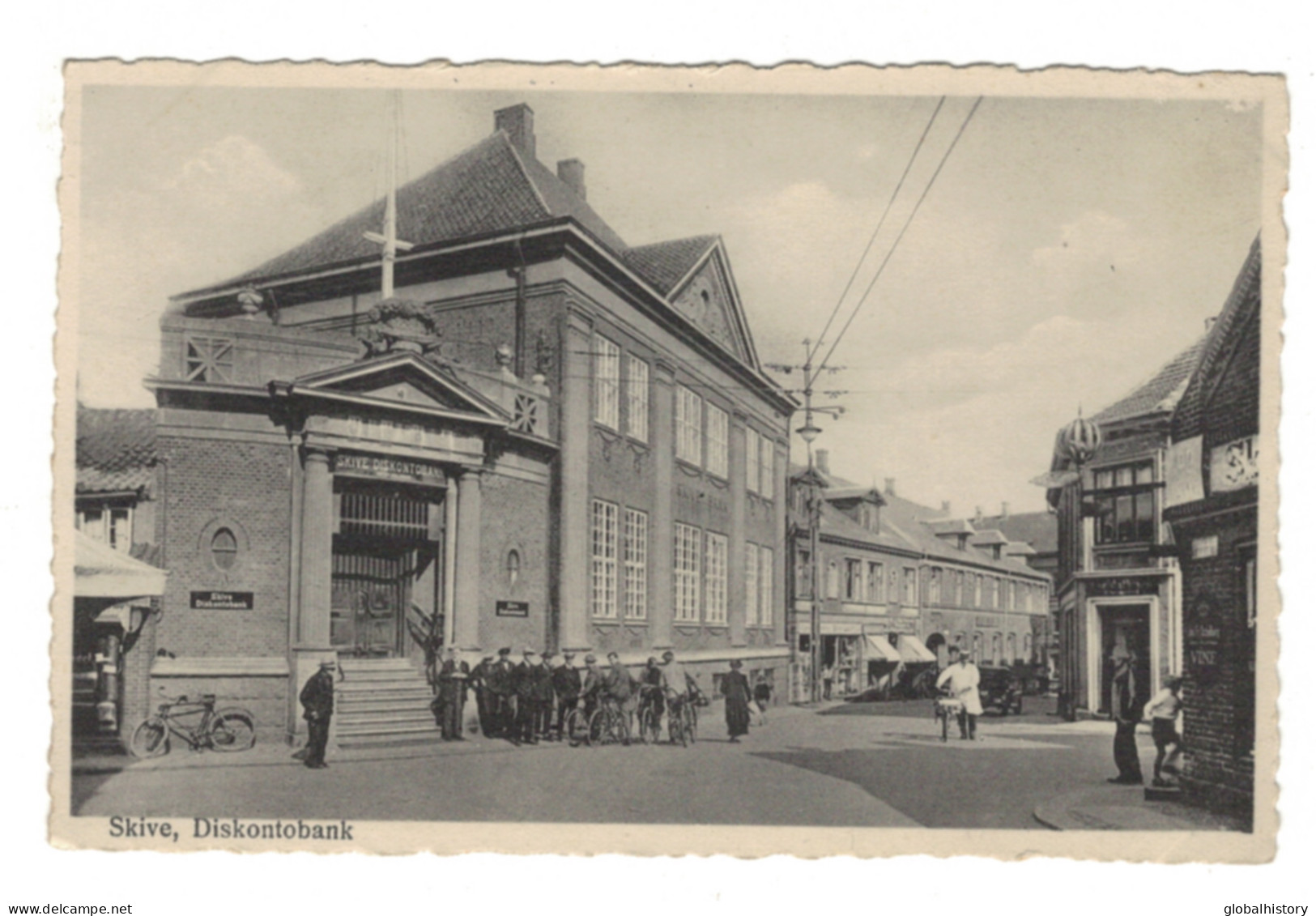 DH1466 - SKIVE - DISKONTOBANK - STREET SCENE - Dinamarca