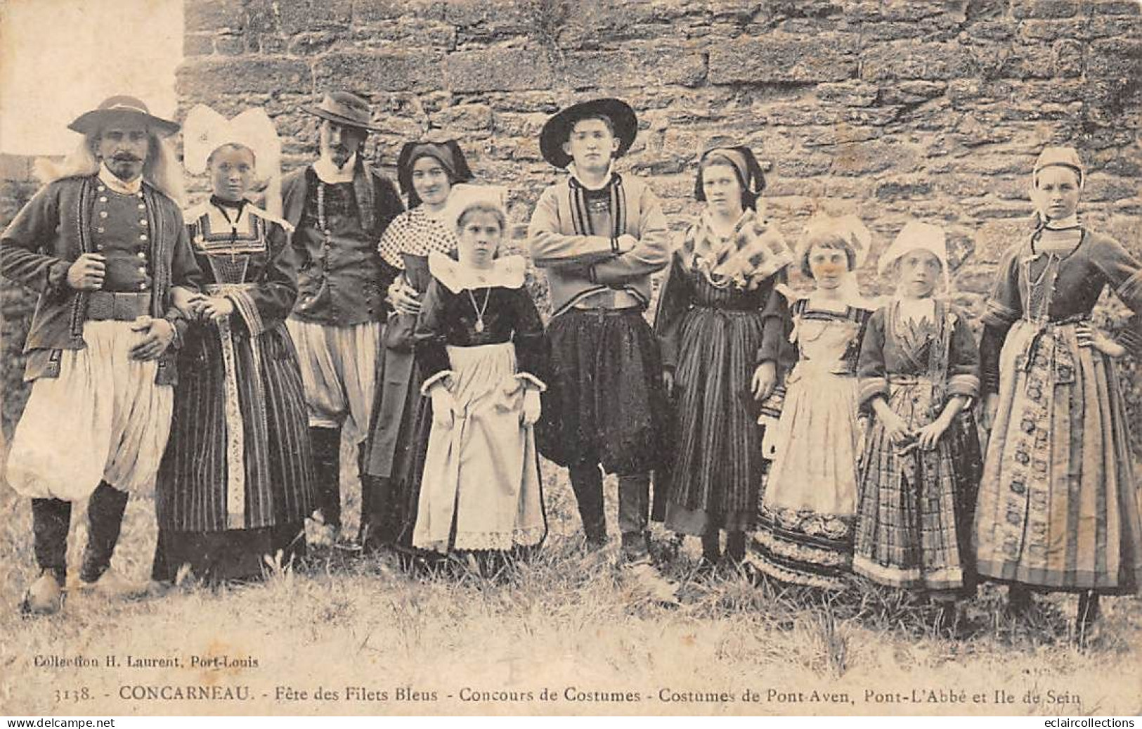 Concarneau          29             Fête Des Filets Bleus.  Pont-Aven .Pont-L'Abbé - Il De Sein   N° 5138 (voir Scan) - Concarneau