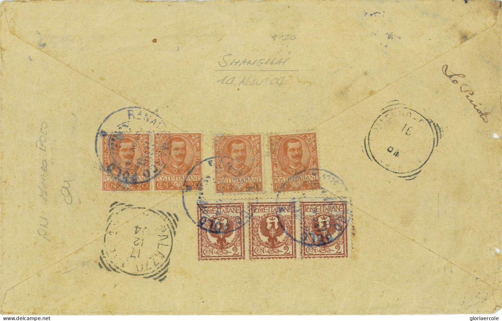 P0580 - ITALY - Postal HISTORY - ITALIAN Troops In CHINA 1904 - BOXER REBELLION - Lettres & Documents