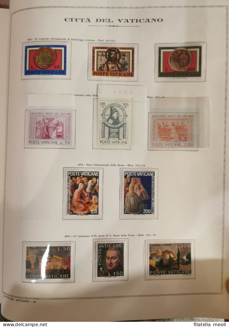 VATICANO 1959-1975 COLLEZIONE FRANCOBOLLI NUOVI