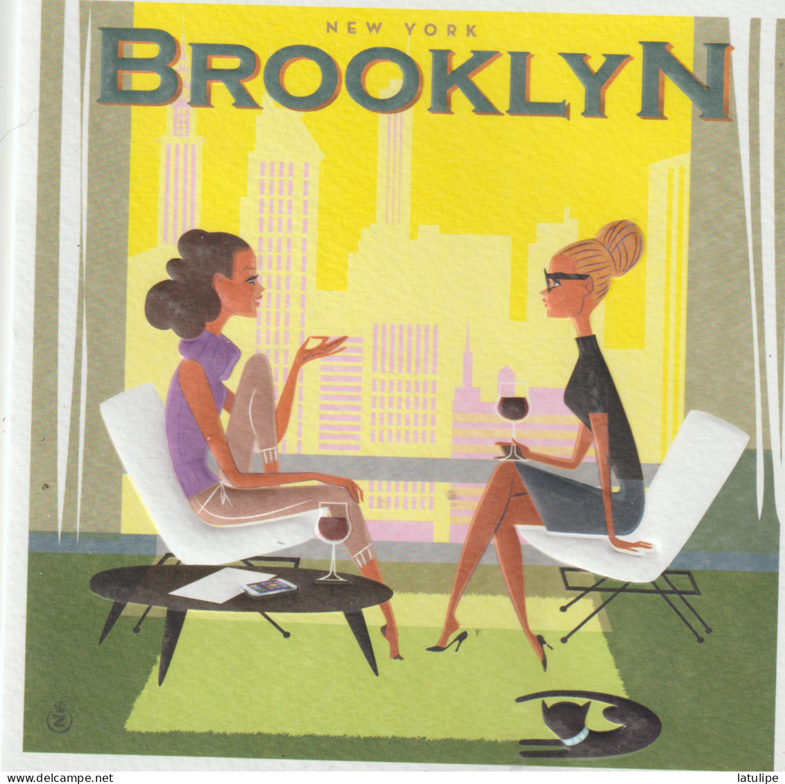 Belle Carte En Relief Depliante 14 X 14  New York..BrooklyN( Neuve ) - Brooklyn Park