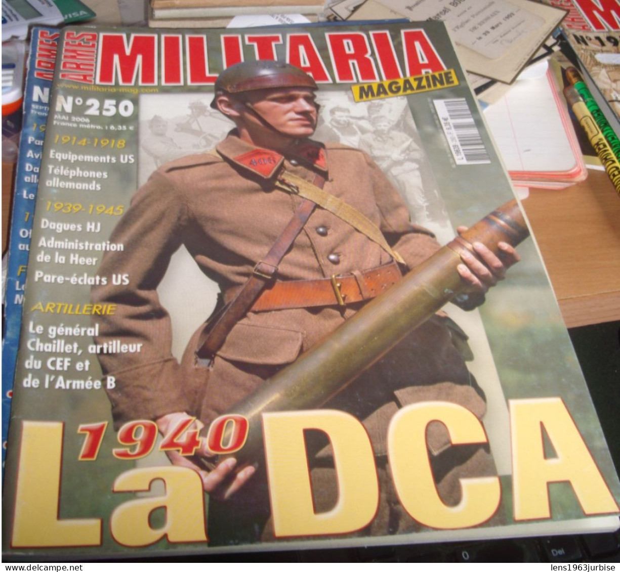 Militaria Magazine N° 250  , DCA , France 1940 - Weapons