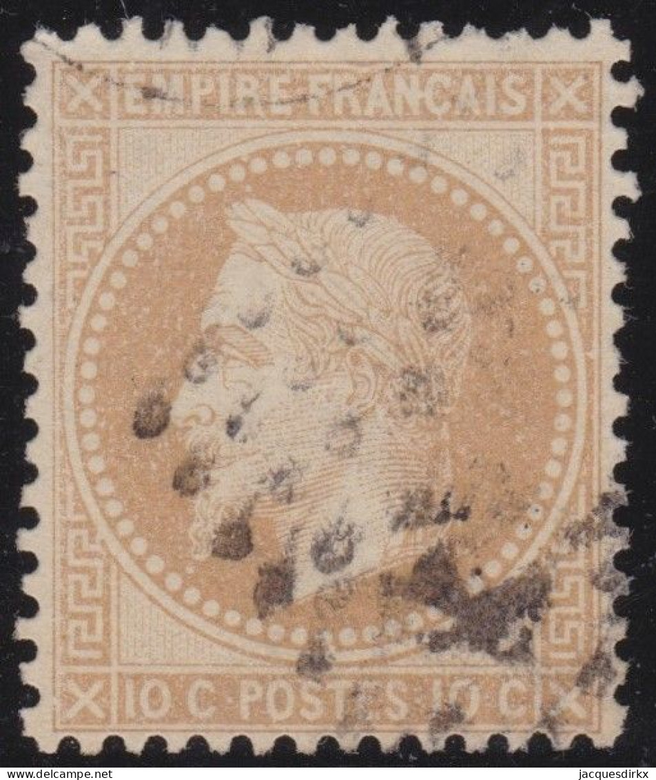 France  .  Y&T   .    28 A  (2 Scans)   .   O   .    Oblitéré - 1863-1870 Napoléon III Lauré