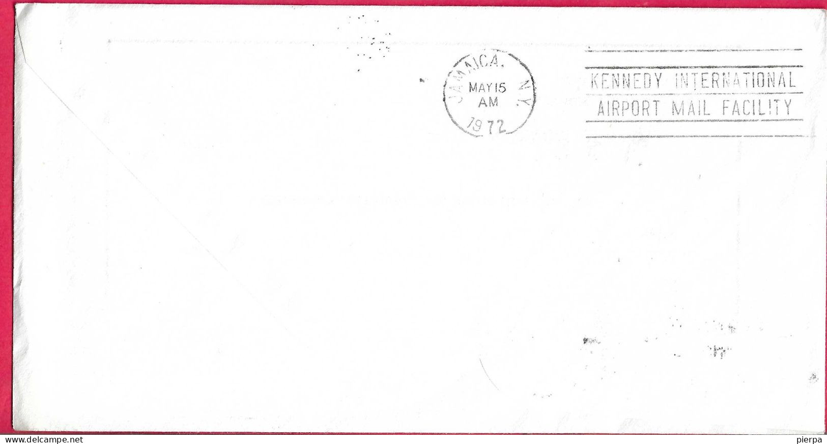 LUXEMBOURG - 25° FIRST FLIGHT MAY 10,1947 - FROM LUXEMBOURG*10.5.1972* ON LARGE SIZE ENVELOPE - Covers & Documents